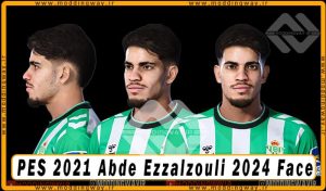 فیس Abde Ezzalzouli برای PES 2021 - آپدیت 30 فروردین 1403
