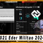 فیس Eder Militao برای PES 2021 - آپدیت 29 فروردین 1403