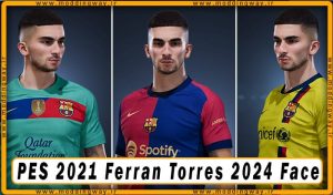 فیس Ferran Torres برای PES 2021