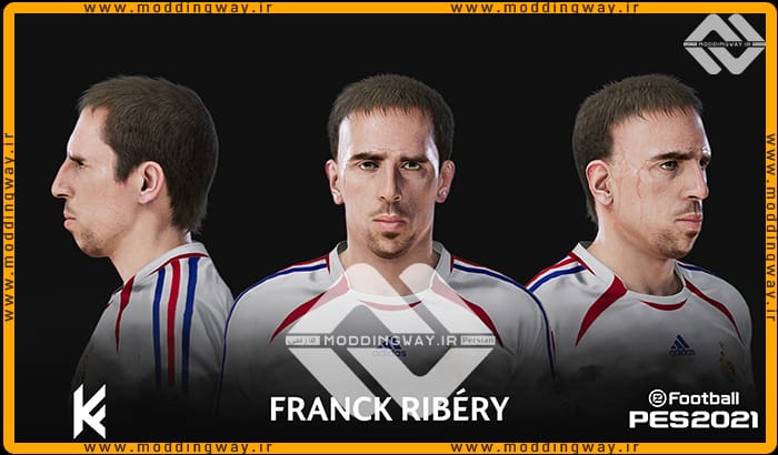فیس Franck Ribéry برای PES 2021