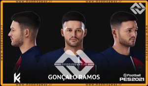 فیس Goncalo Ramos برای PES 2021 - آپدیت 1 اردیبهشت 1403