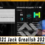 فیس Jack Grealish برای PES 2021 - آپدیت 3 اردیبهشت 1403