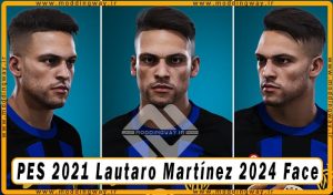 فیس Lautaro Martínez برای PES 2021
