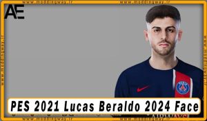 فیس Lucas Beraldo برای PES 2021 - آپدیت 14 فروردین 1403