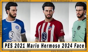 فیس Mario Hermoso برای PES 2021 - آپدیت 20 فروردین 1403