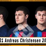 فیس Andreas Christensen برای PES 2021 - آپدیت 31 فروردین 1403