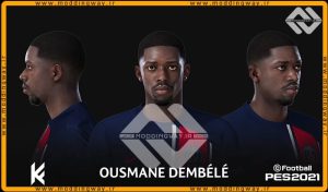 فیس Ousmane Dembele برای PES 2021 - آپدیت 6 اردیبهشت 1403