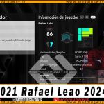 فیس Rafael Leao برای PES 2021 - آپدیت 30 فروردین 1403