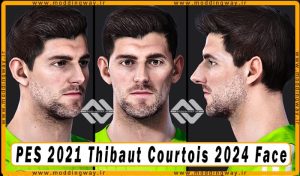 فیس Thibaut Courtois برای PES 2021