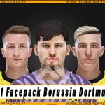 فیس پک Borussia Dortmund 2024 برای PES 2021