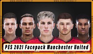 فیس پک Manchester United برای PES 2021