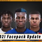 فیس پک Facepack Update Vol.10 برای PES 2021
