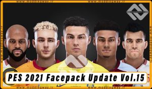 فیس پک Facepack Update Vol.15 برای PES 2021
