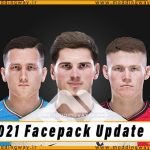 فیس پک Facepack Update Vol.16 برای PES 2021