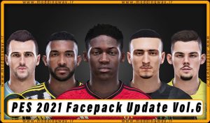 فیس پک Facepack Update Vol. 6 برای PES 2021