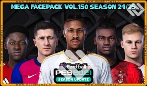 فیس پک new season 23/24 v150 برای PES 2021