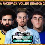 فیس پک new season 23/24 v151 برای PES 2021