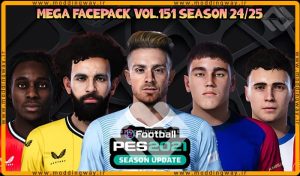فیس پک new season 23/24 v151 برای PES 2021