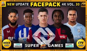 فیس پک Facepack v30 Season 2023-24 برای PES 2021