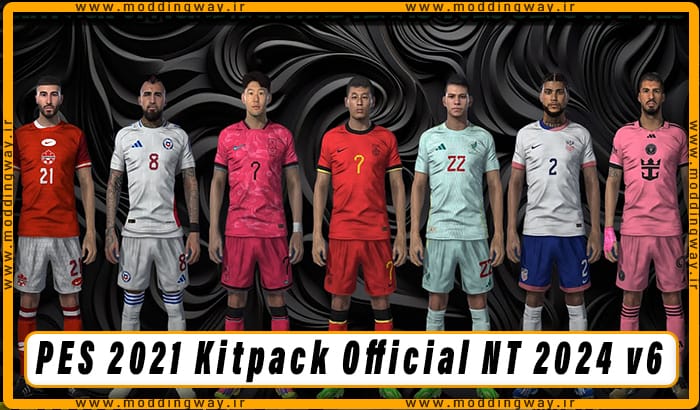 کیت پک Official NT 2024 v6 برای PES 2021