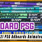 پک ادبورد PSG Animated 23/24 برای PES 2021