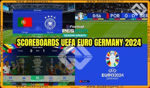 اسکوربورد EURO 2024 برای PES 2021