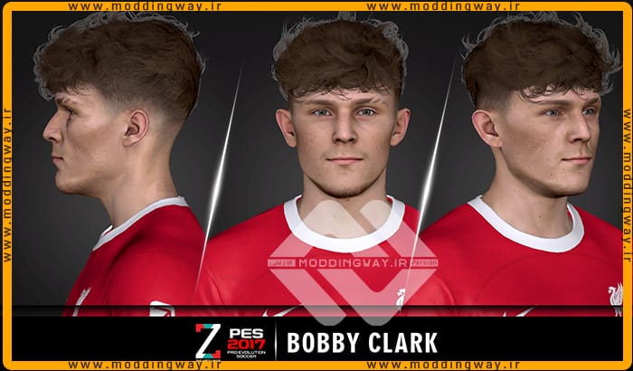 فیس Bobby Clark برای PES 2017