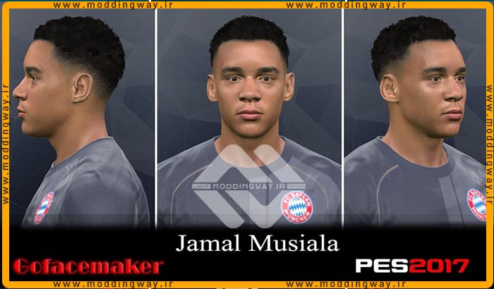 فیس Jamal Musiala برای PES 2017 - آپدیت 12 اردیبهشت 1403