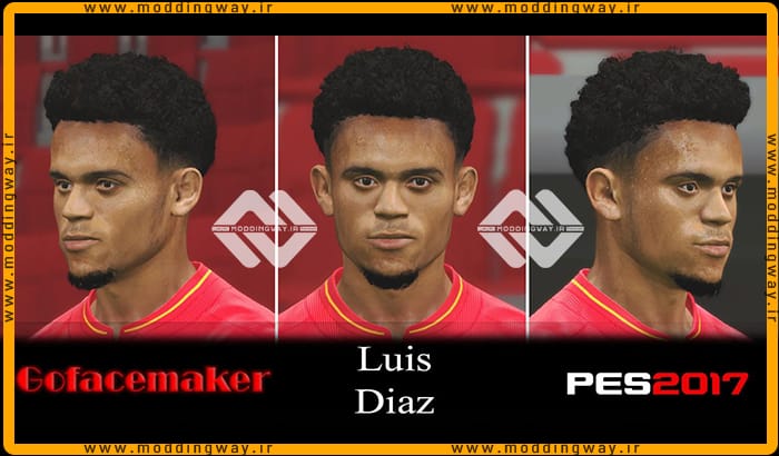 فیس Luis Díaz برای PES 2017 - آپدیت 13 اردیبهشت 1403