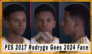 فیس Rodrygo Goes برای PES 2017