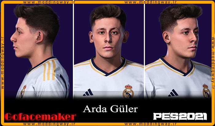 فیس Arda Guler برای PES 2021 - آپدیت 12 اردیبهشت 1403