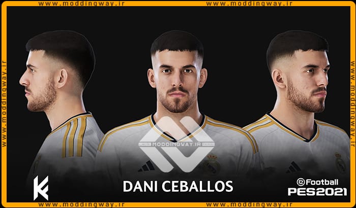 فیس Dani Ceballos برای PES 2021
