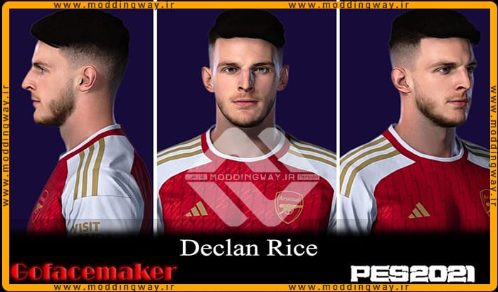 فیس Declan Rice برای PES 2021 - آپدیت 21 اردیبهشت 1403