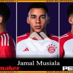 فیس Jamal Musiala برای PES 2021 - آپدیت 14 اردیبهشت 1403