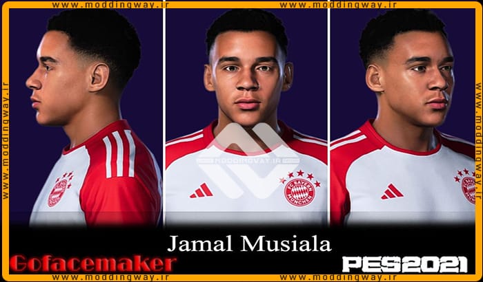 فیس Jamal Musiala برای PES 2021 - آپدیت 14 اردیبهشت 1403
