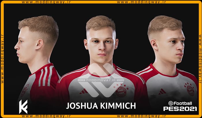 فیس Joshua Kimmich برای PES 2021 - آپدیت 13 اردیبهشت 1403