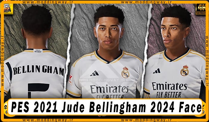 فیس Jude Bellingham برای PES 2021 - آپدیت 26 اردیبهشت 1403