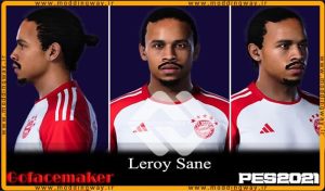 فیس Leroy Sané برای PES 2021 - آپدیت 18 اردیبهشت 1403