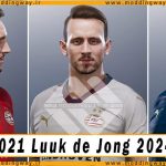 فیس Luuk de Jong برای PES 2021