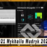 فیس Mykhailo Mudryk برای PES 2021 - آپدیت 17 اردیبهشت 1403