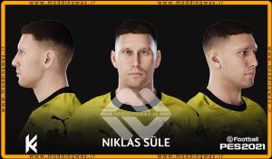 فیس Niklas Süle برای PES 2021 - آپدیت 1 خرداد 1403