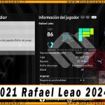 فیس Rafael Leao برای PES 2021 - آپدیت 26 اردیبهشت 1403