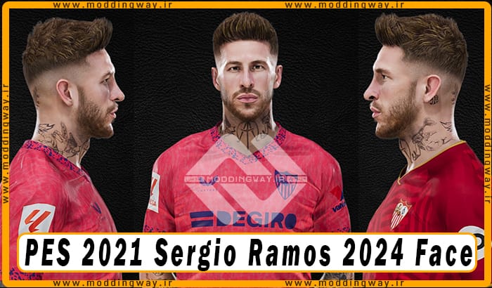 فیس Sergio Ramos برای PES 2021 - آپدیت 5 خرداد 1403