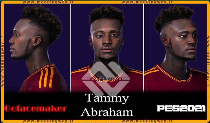 فیس Tammy Abraham برای PES 2021 - آپدیت 12 اردیبهشت 1403