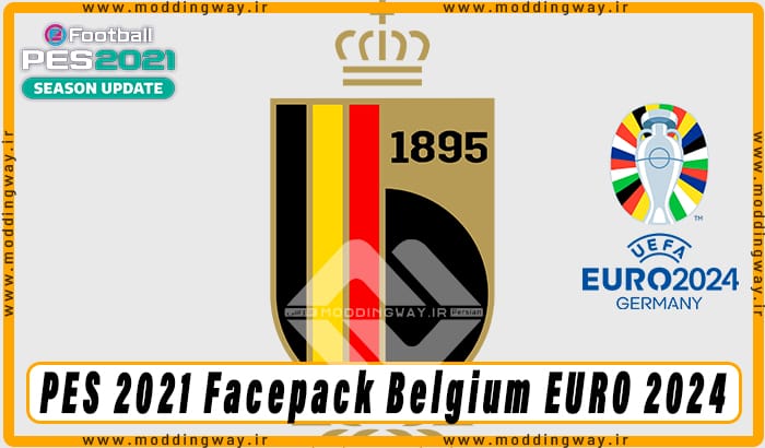 فیس پک Belgium EURO 2024 برای PES 2021