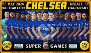 فیس پک Chelsea FC 2024 برای PES 2021