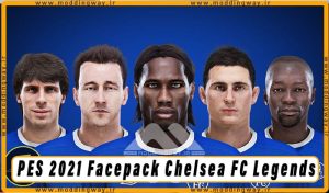 فیس پک Chelsea FC Legends برای PES 2021