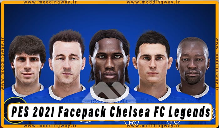 فیس پک Chelsea FC Legends برای PES 2021