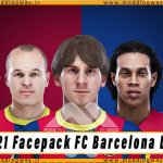 فیس پک FC Barcelona Legends برای PES 2021