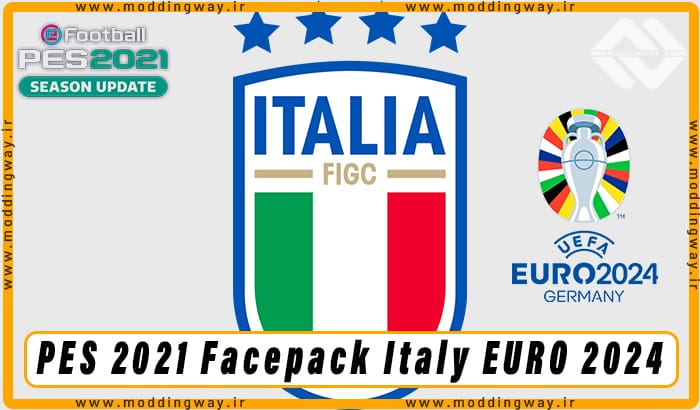 فیس پک Italy EURO 2024 برای PES 2021